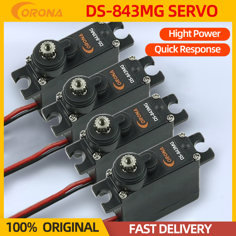 Brushless Motor Thrust Test Stand - 4 adet Corona DS843MG dijital Servo