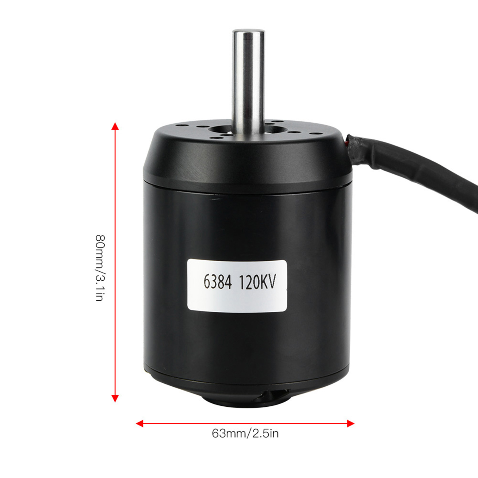 6384 120KV BLDC Outrunner Elek - 6384 Brushless Motor Sensored incelemesi ve fiyatı